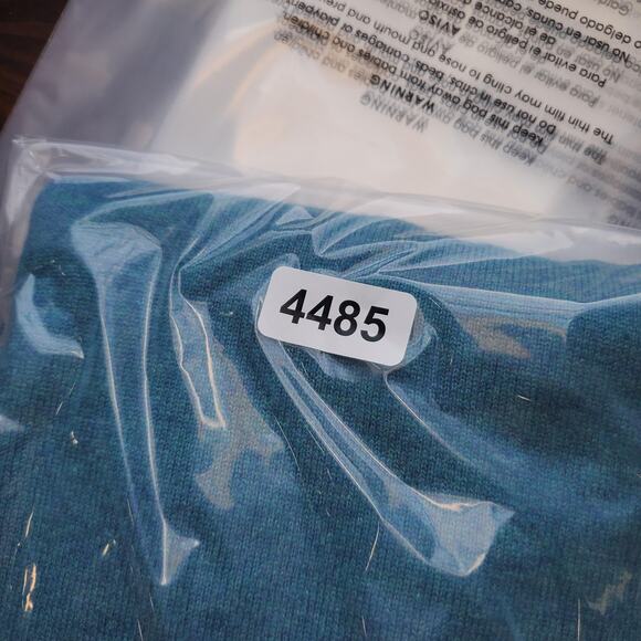 Nanette Lepore Sweater Womens Medium Teal 100% Cashmere Boatneck Knit Classic - Picture 6 of 6